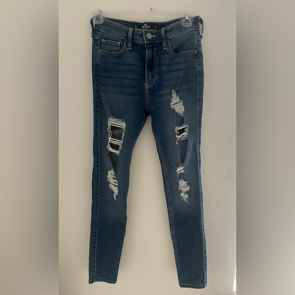 hollister high rise super skinny jeans